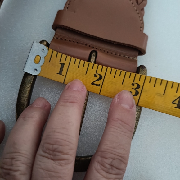 🍂Holt Renfrew Lether Brown Woven Belt - Picture 9 of 12